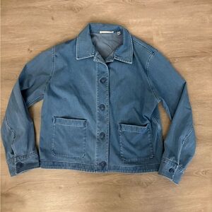 Uniqlo Light Blue Shirt Jacket